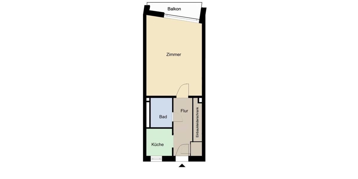 Etagenwohnung Hamburg Wandsbek - 1 Zimmer, 35 m&sup2;, 1.400&euro; | Angebot:25233866