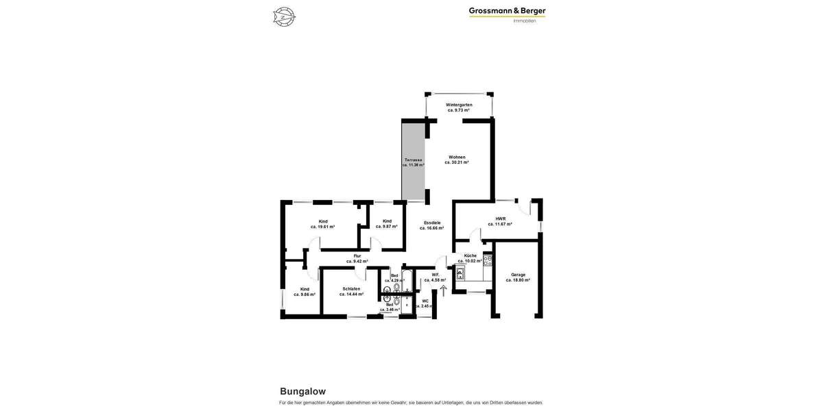 Bungalow Ahrensburg - 3 Zimmer, 156 m&sup2;, 499.000&euro; | Angebot:25677078
