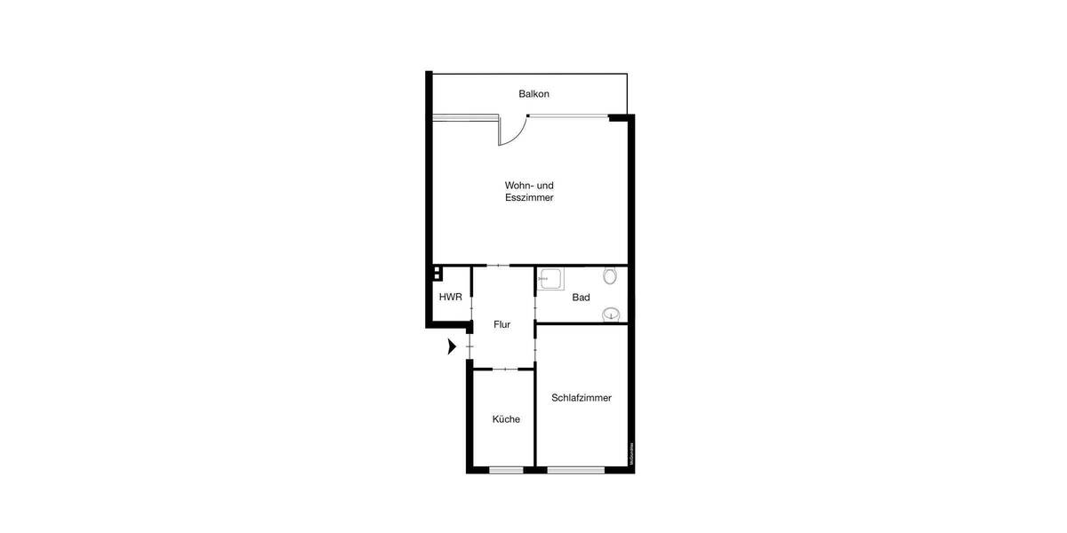 Etagenwohnung Hamburg / Schnelsen Schnelsen - 2 Zimmer, 65 m&sup2;, 295.000&euro; | Angebot:25663096