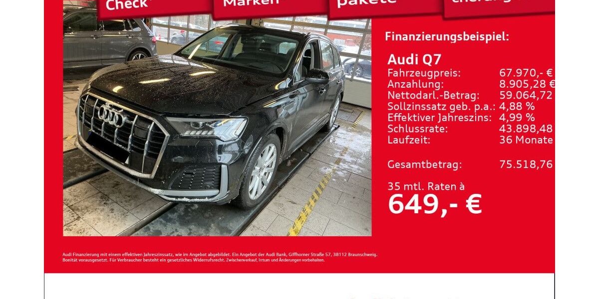 Audi Q7 21.738 km 66.620 &euro; Hamburg 22419