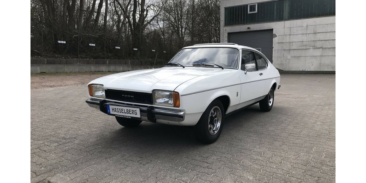 Ford Capri Lady in White H-Zulassung Mike Sanders 29.000 km 12.999 &euro; Hamburg 22339