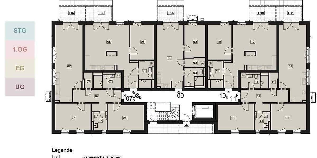 Terrassenwohnung Norderstedt Harksheide - 2 Zimmer, 349.900&euro; | Angebot:26807236