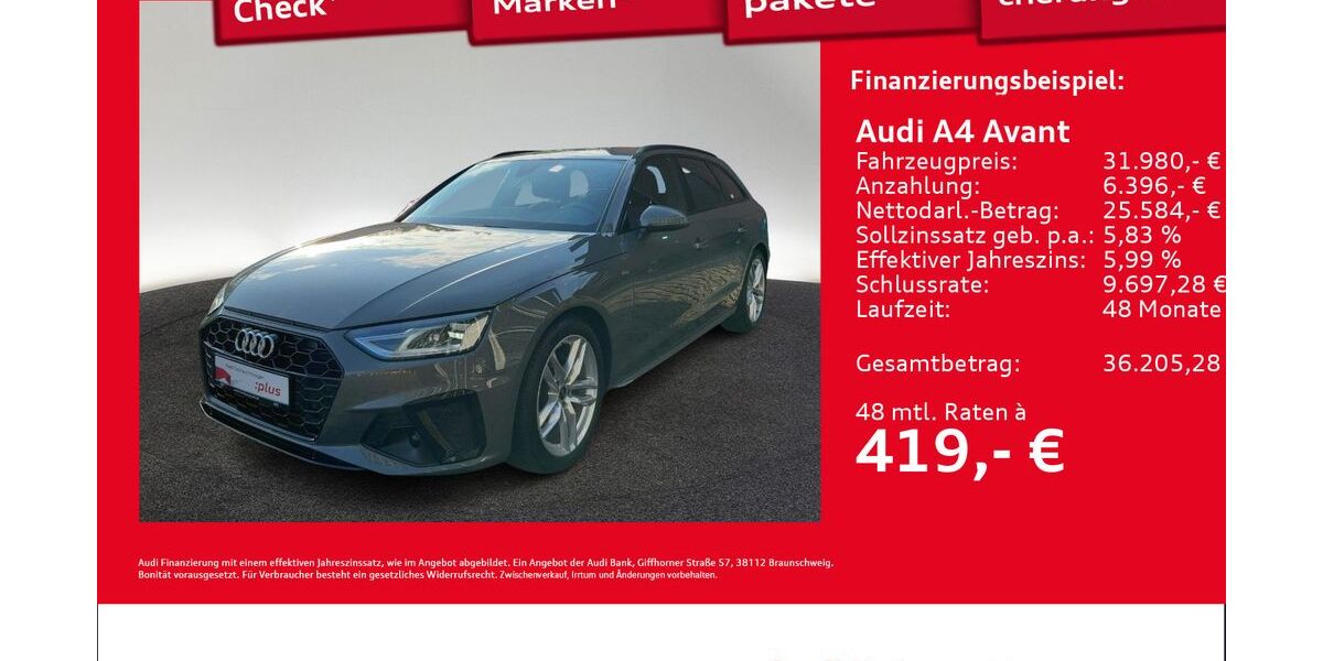 Audi A4 42.952 km 29.770 &euro; Hamburg 22419