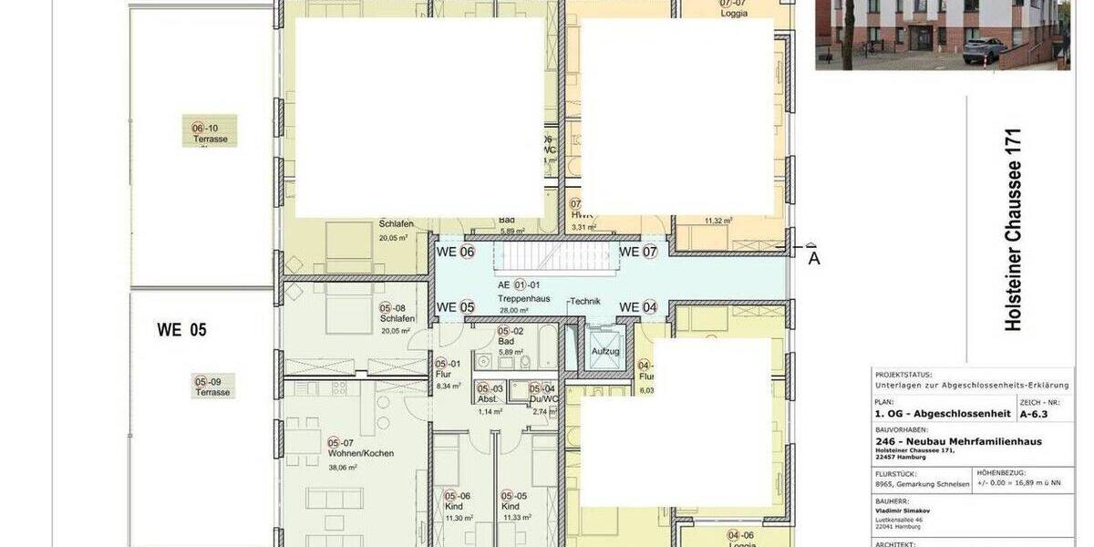 Terrassenwohnung Hamburg Niendorf - 4 Zimmer, 112 m&sup2;, 2.490&euro; | Angebot:26790527