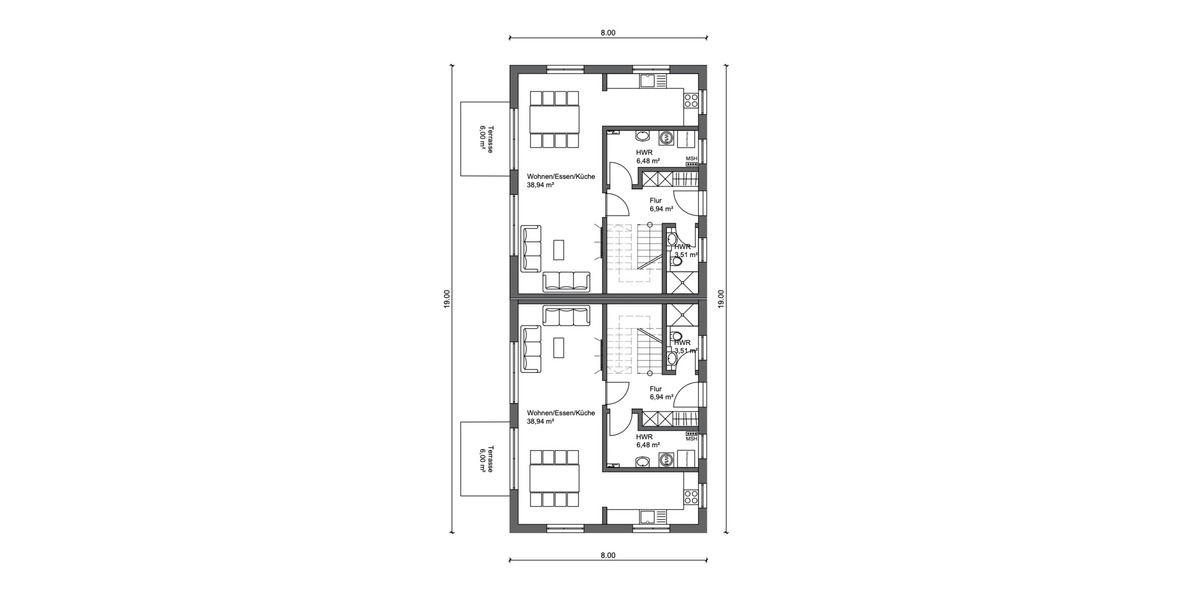 Doppelhaushälfte Schenefeld - 4 Zimmer, 111 m&sup2;, 559.900&euro; | Angebot:25799299