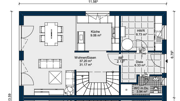 Doppelhaushälfte Norderstedt Glashütte - 4 Zimmer, 140 m&sup2;, 695.000&euro; | Angebot:25938501
