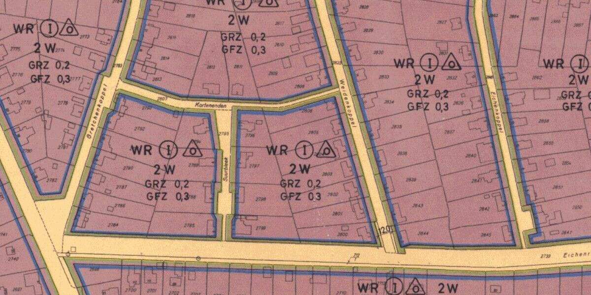 Grundstück Hamburg Poppenbüttel - 395.000&euro; | Angebot:25814740