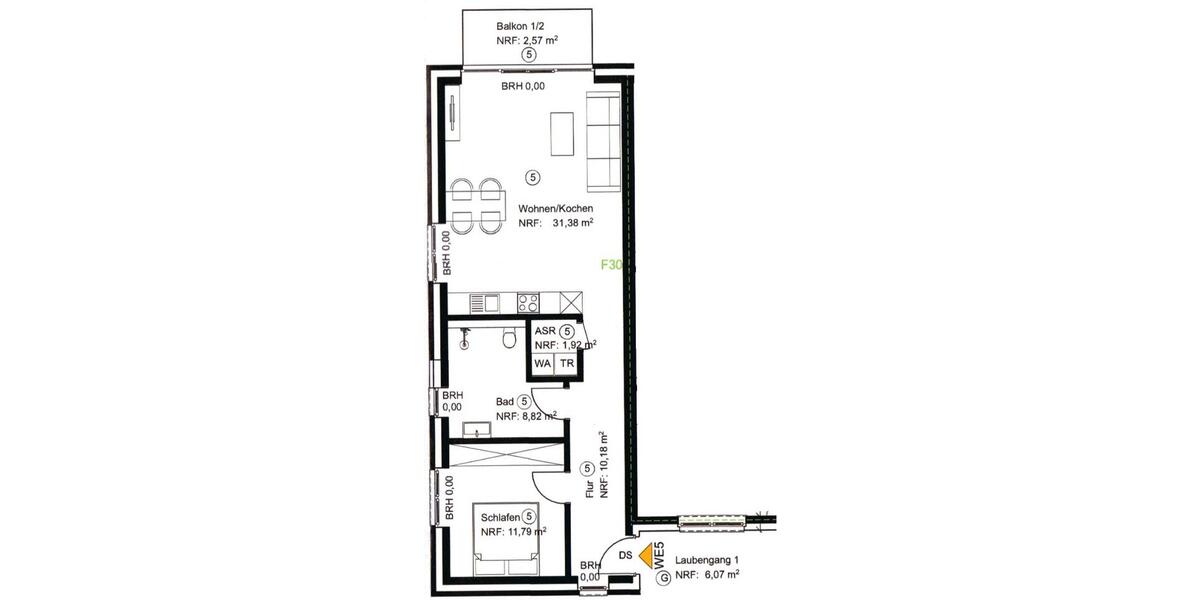 Etagenwohnung Kaltenkirchen - 2 Zimmer, 67 m&sup2;, 1.085&euro; | Angebot:25921378