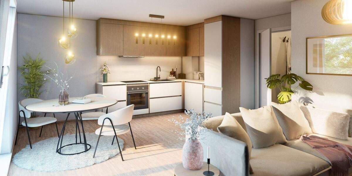 Etagenwohnung Norderstedt Harksheide - 2 Zimmer, 54 m&sup2;, 299.000&euro; | Angebot:25675078