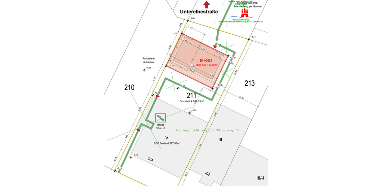 Grundstück Hamburg Hausbruch - 800.000&euro; | Angebot:25732203