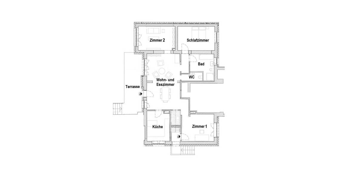Etagenwohnung Hamburg / Rissen Rissen - 4 Zimmer, 113 m&sup2;, 2.185&euro; | Angebot:25768111