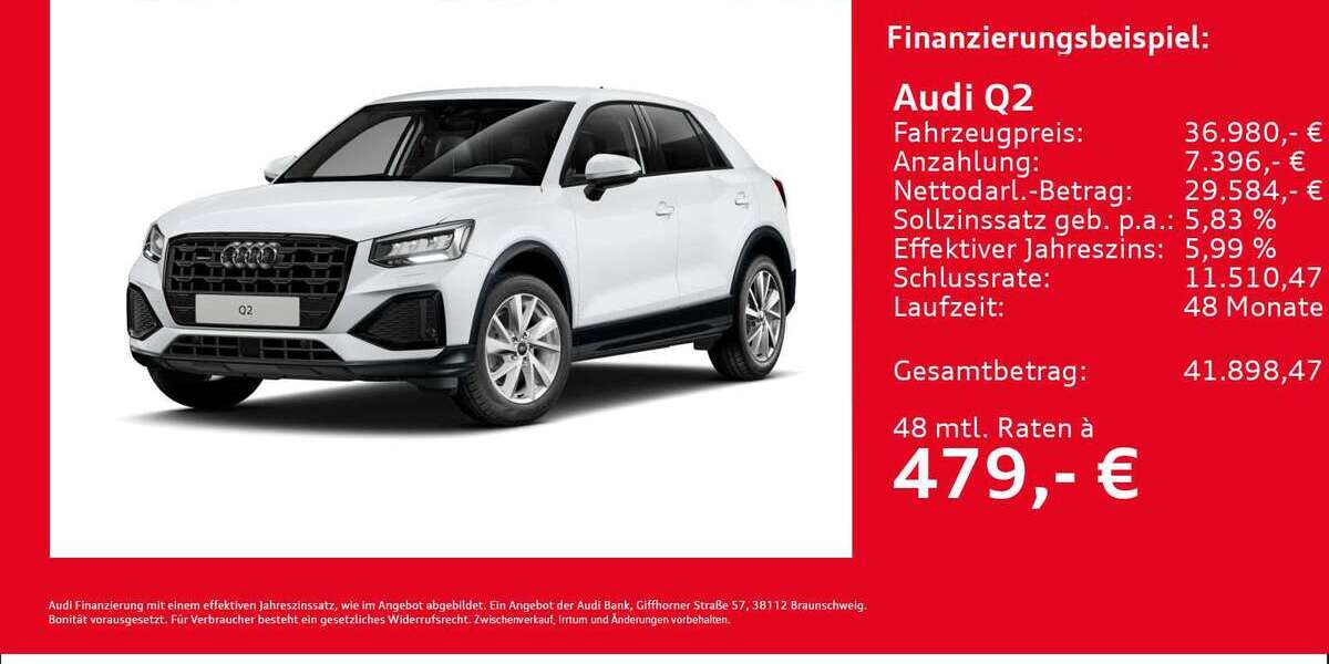 Audi Q2 10.628 km 36.980 &euro; Hamburg 22419