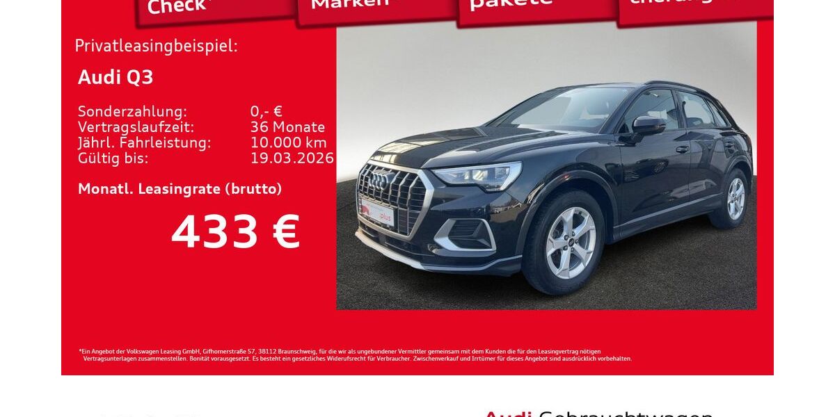 Audi Q3 27.572 km 38.450 &euro; Hamburg 22529