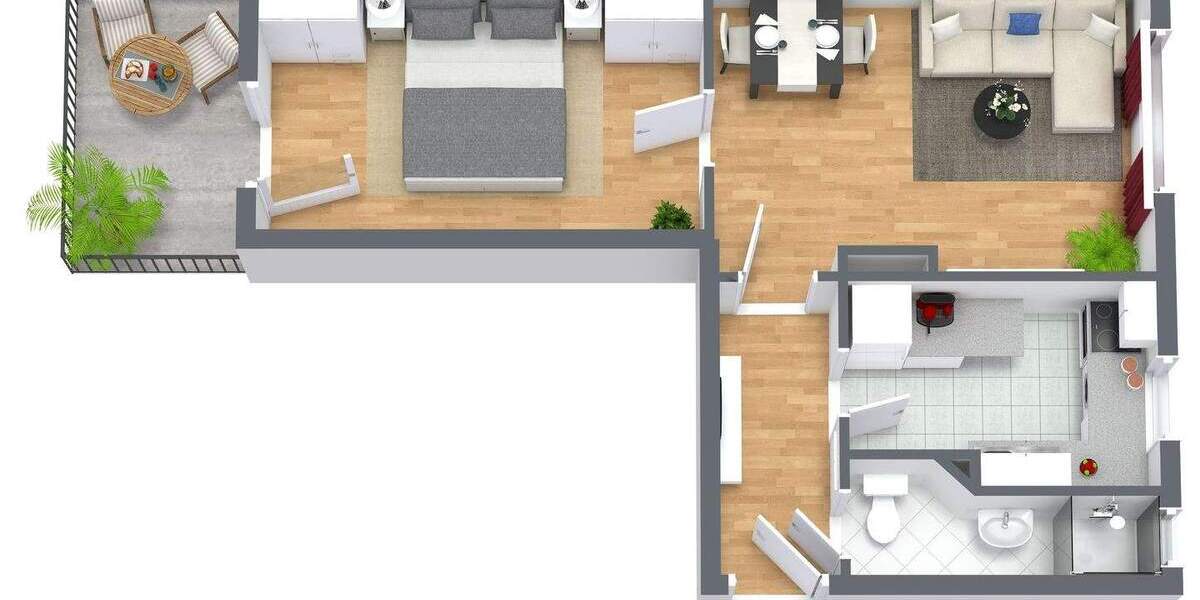 Etagenwohnung Hamburg Marienthal - 2 Zimmer, 38 m&sup2;, 180.000&euro; | Angebot:25734871