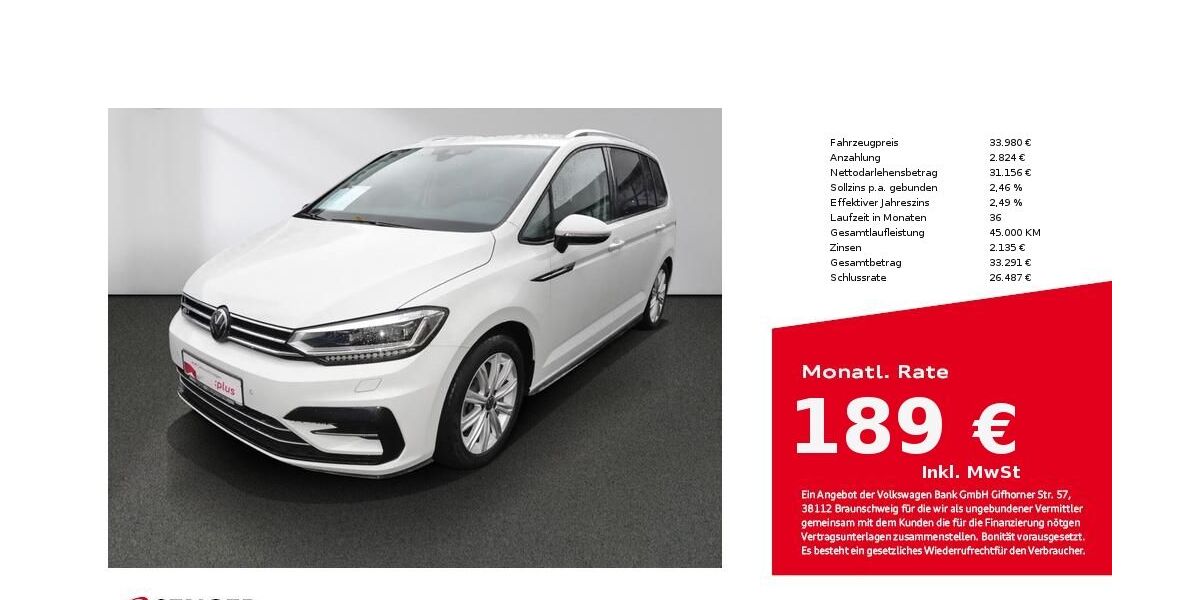 VW Touran 28.200 km 33.380 &euro; Bad Oldesloe 23843