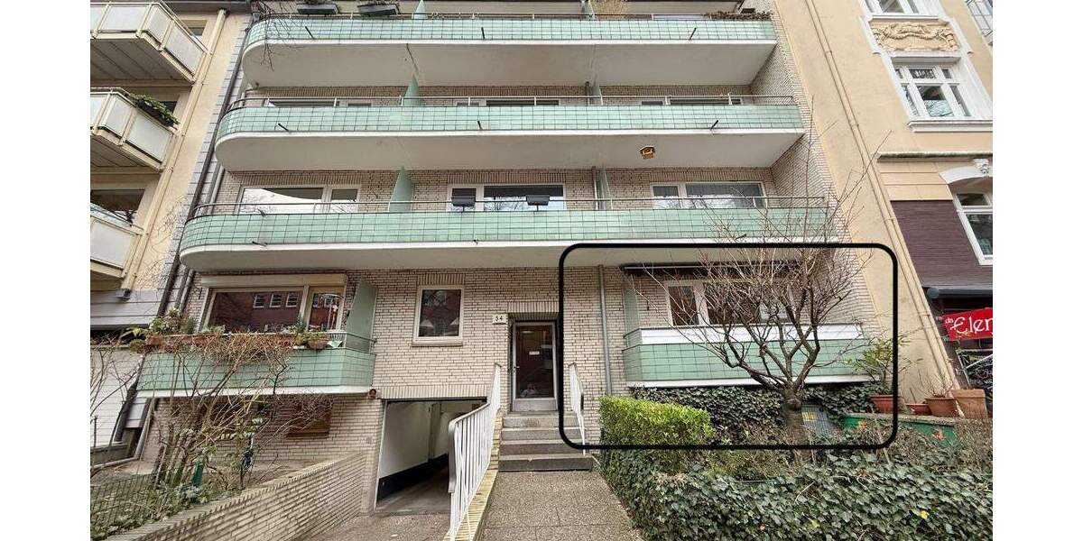 Etagenwohnung Hamburg Eppendorf - 2 Zimmer, 479.000&euro; | Angebot:25689319
