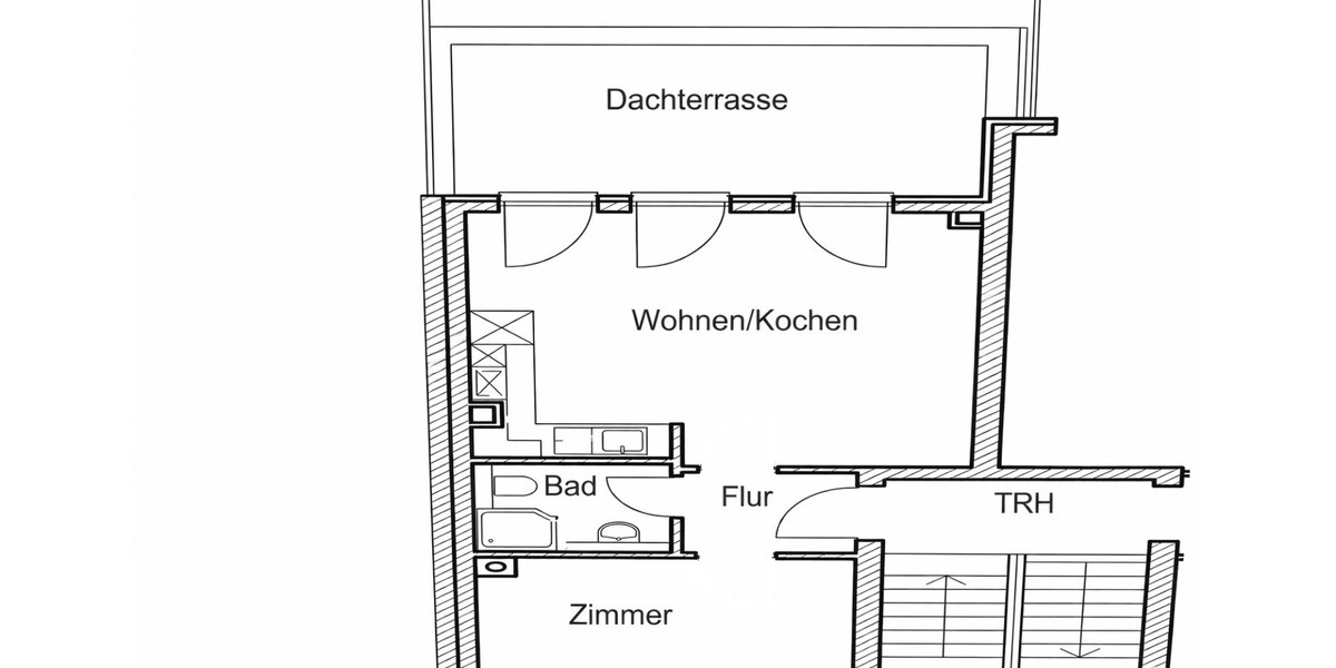 Einfamilienhaus Hamburg Harburg - 2 Zimmer, 40 m&sup2;, 800&euro; | Angebot:25639362