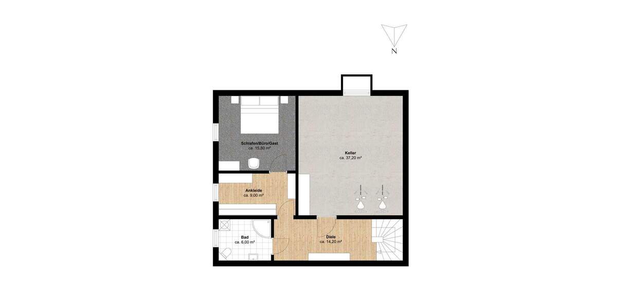 Etagenwohnung Hamburg Wellingsbüttel - 4 Zimmer, 165 m&sup2;, 2.550&euro; | Angebot:25851714