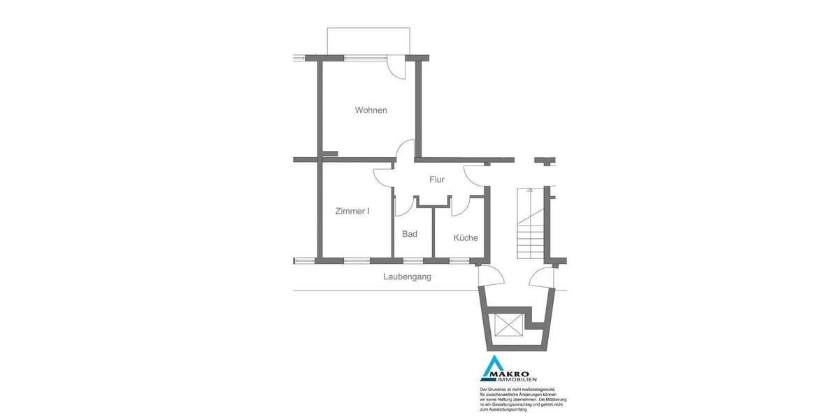 Etagenwohnung Elmshorn - 2 Zimmer, 53 m&sup2;, 716&euro; | Angebot:26017877