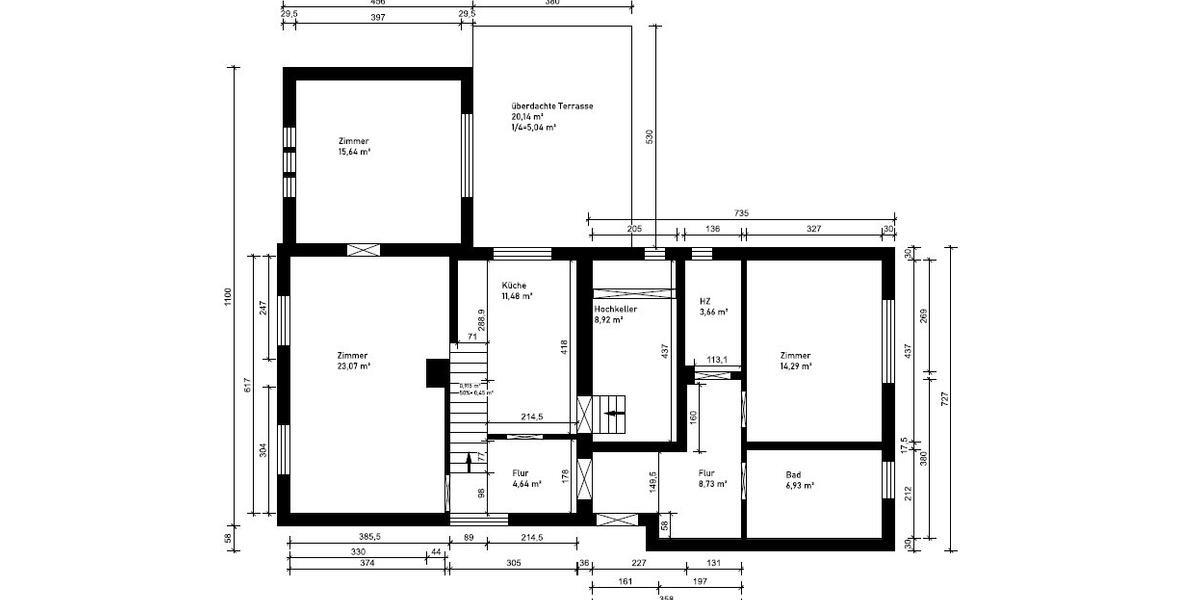 Einfamilienhaus Hamburg Wandsbek - 6.5 Zimmer, 152 m&sup2;, 600.000&euro; | Angebot:26050471