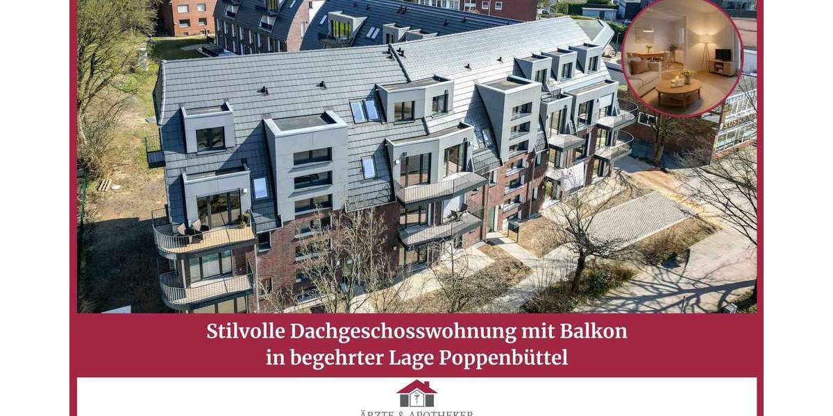 Etagenwohnung Hamburg Wandsbek - 2 Zimmer, 53 m&sup2;, 395.000&euro; | Angebot:27113108