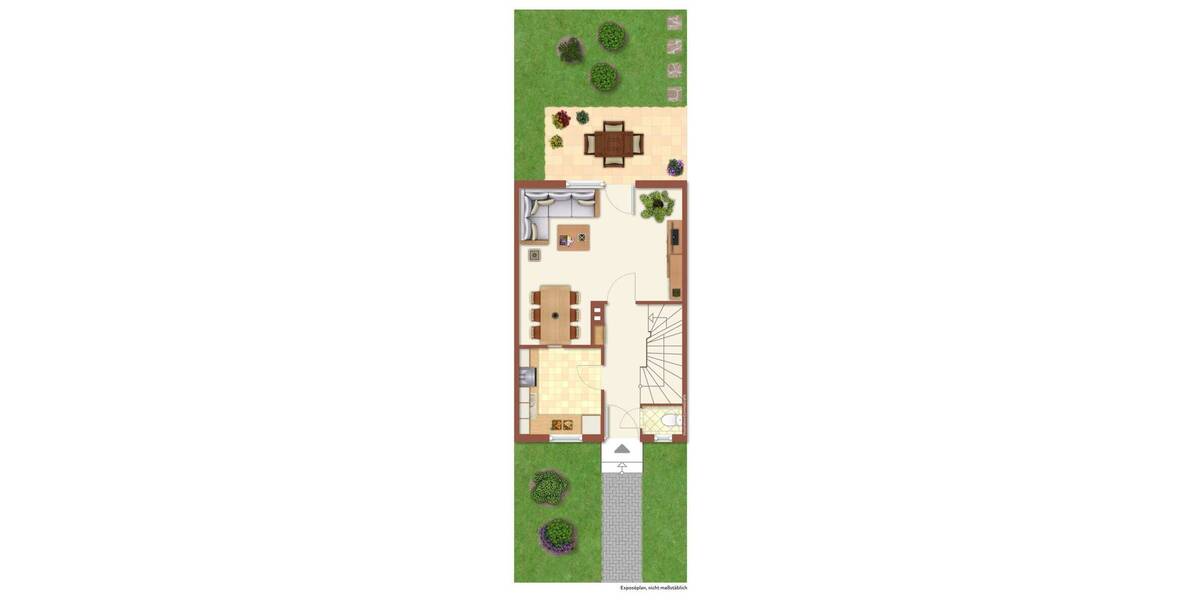 Reihenmittelhaus Norderstedt Garstedt - 3 Zimmer, 71 m&sup2;, 348.500&euro; | Angebot:25778830