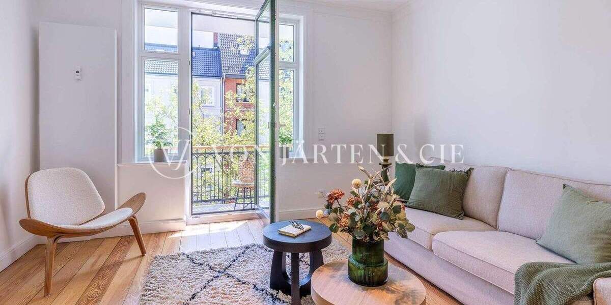 Etagenwohnung Hamburg Uhlenhorst - 4 Zimmer, 76 m&sup2;, 929.000&euro; | Angebot:25734028
