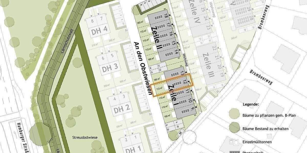 Reihenmittelhaus Henstedt-Ulzburg Ulzburg - 4 Zimmer, 103 m&sup2;, 499.900&euro; | Angebot:25744907