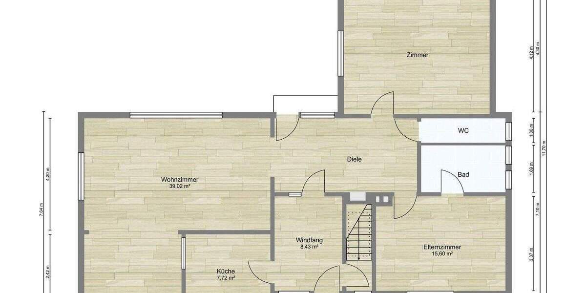 Einfamilienhaus Norderstedt Garstedt - 3 Zimmer, 127 m&sup2;, 599.000&euro; | Angebot:25760353