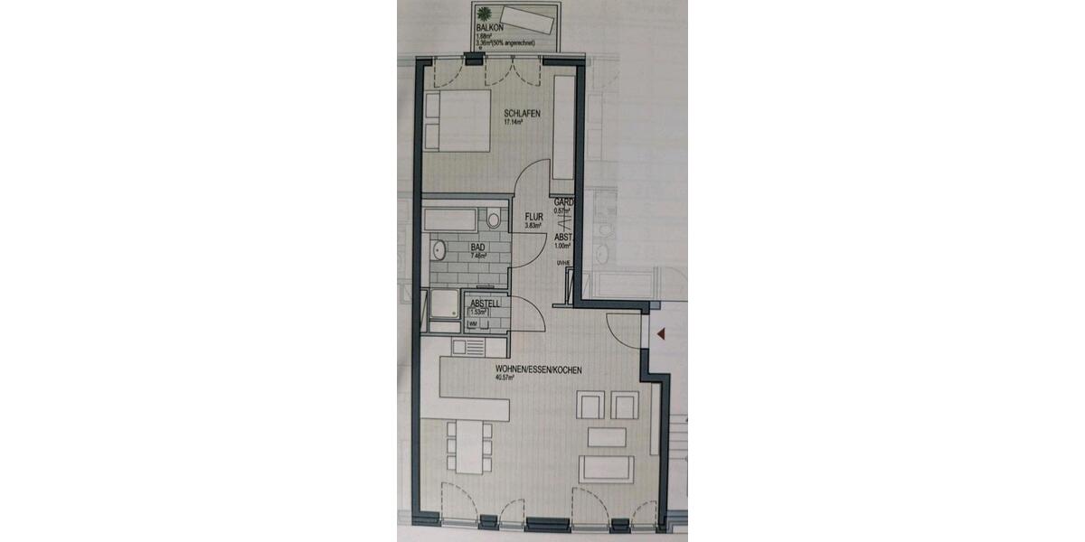 Etagenwohnung Hamburg Bahrenfeld - 2 Zimmer, 73 m&sup2;, 590.000&euro; | Angebot:25933742