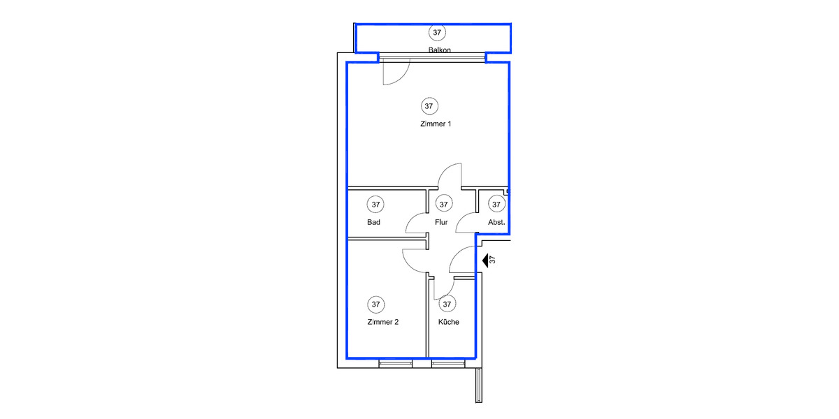 Etagenwohnung Hamburg Eimsbüttel - 2 Zimmer, 64 m&sup2;, 434.026&euro; | Angebot:25740730