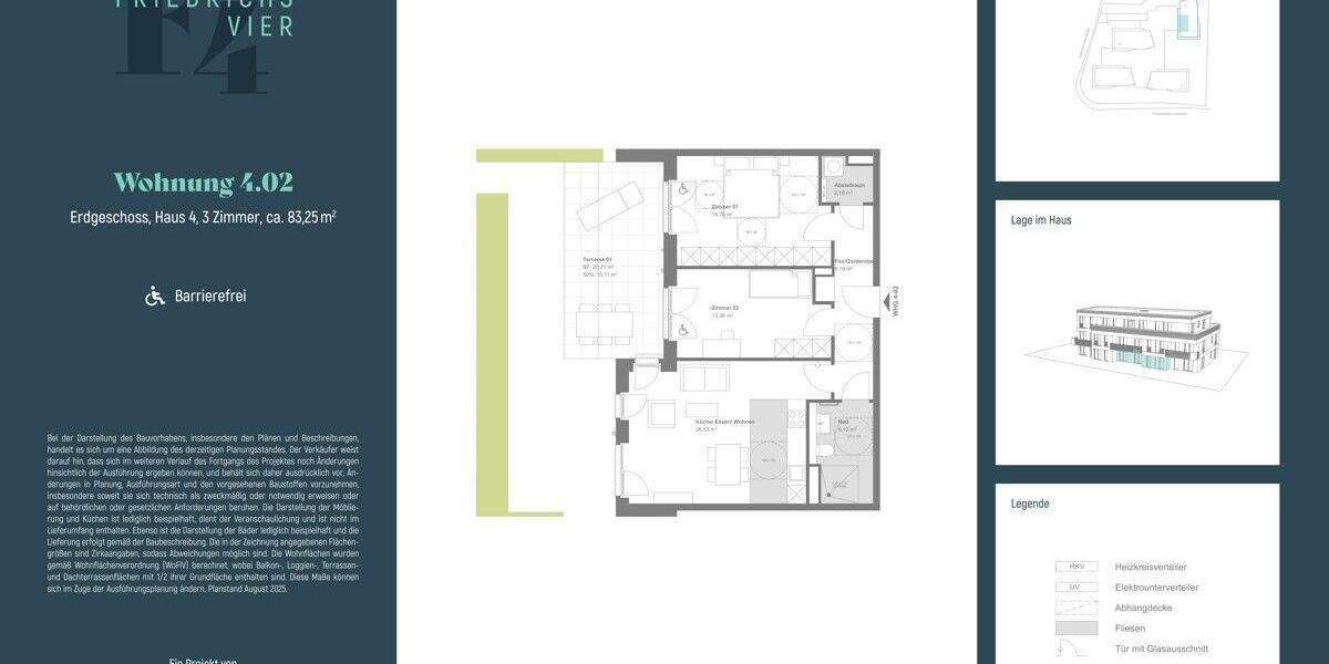Etagenwohnung Hamburg Poppenbüttel - 3 Zimmer, 83 m&sup2;, 749.000&euro; | Angebot:25796409