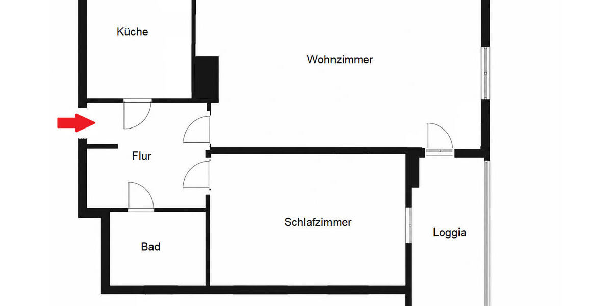 Etagenwohnung Hamburg / Groß Borstel Groß Borstel - 2 Zimmer, 58 m&sup2;, 249.000&euro; | Angebot:26826982