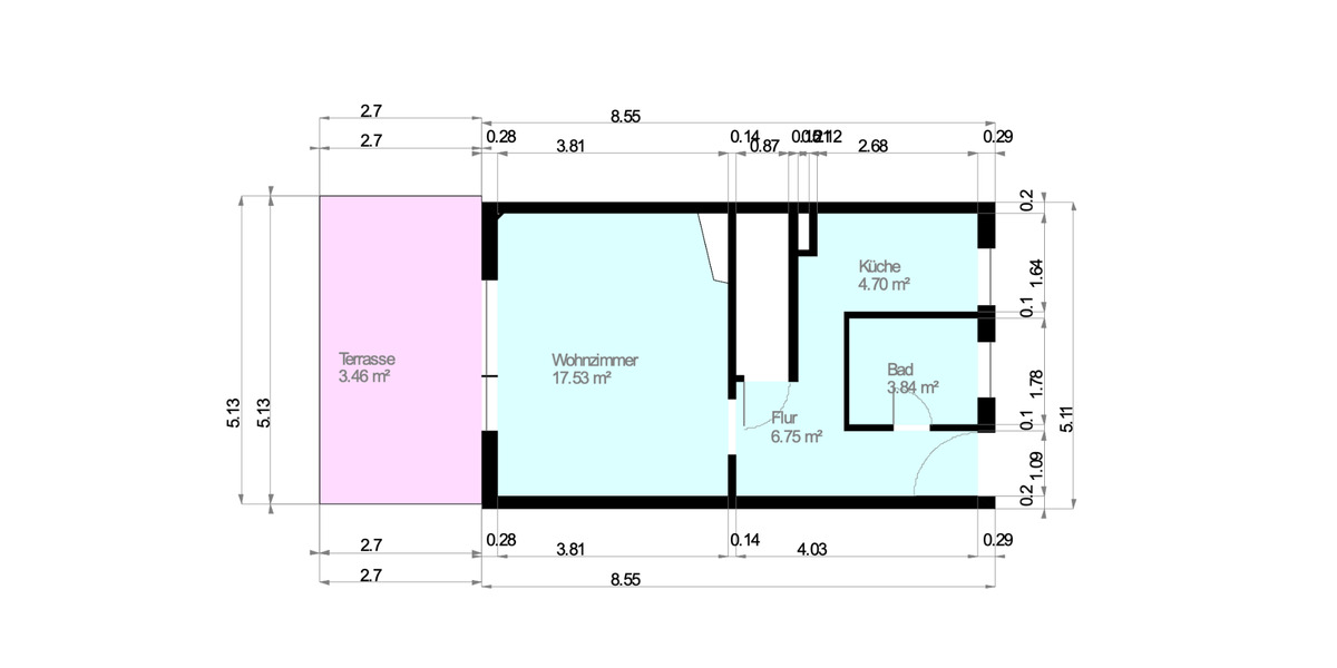 Reihenhaus Hamburg Langenhorn - 3 Zimmer, 70 m&sup2;, 350.000&euro; | Angebot:25392457
