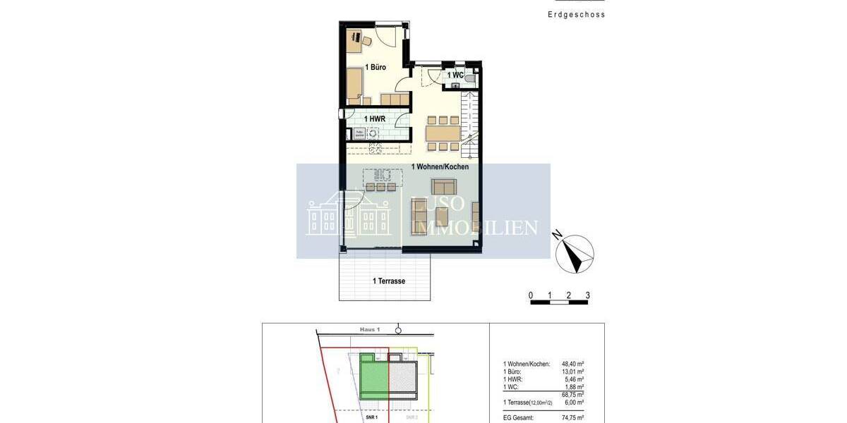 Doppelhaushälfte Wedel Marienhof - 4 Zimmer, 130 m&sup2;, 835.840&euro; | Angebot:25667303
