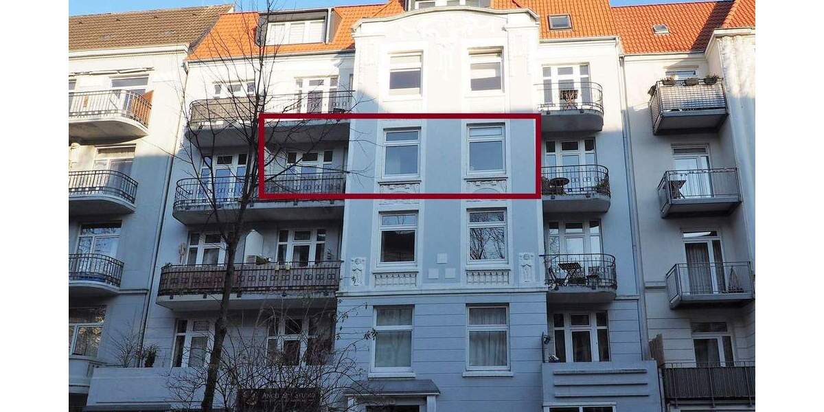 Etagenwohnung Hamburg Eimsbüttel - 2 Zimmer, 49 m&sup2;, 429.000&euro; | Angebot:25679961