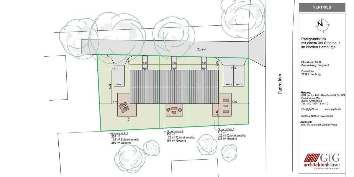 Reihenendhaus Hamburg Bergstedt - 5 Zimmer, 126 m&sup2;, 669.000&euro; | Angebot:25685094