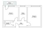 Etagenwohnung Hamburg Rotherbaum - 2 Zimmer, 44 m&sup2;, 318.000&euro; | Angebot:26343530