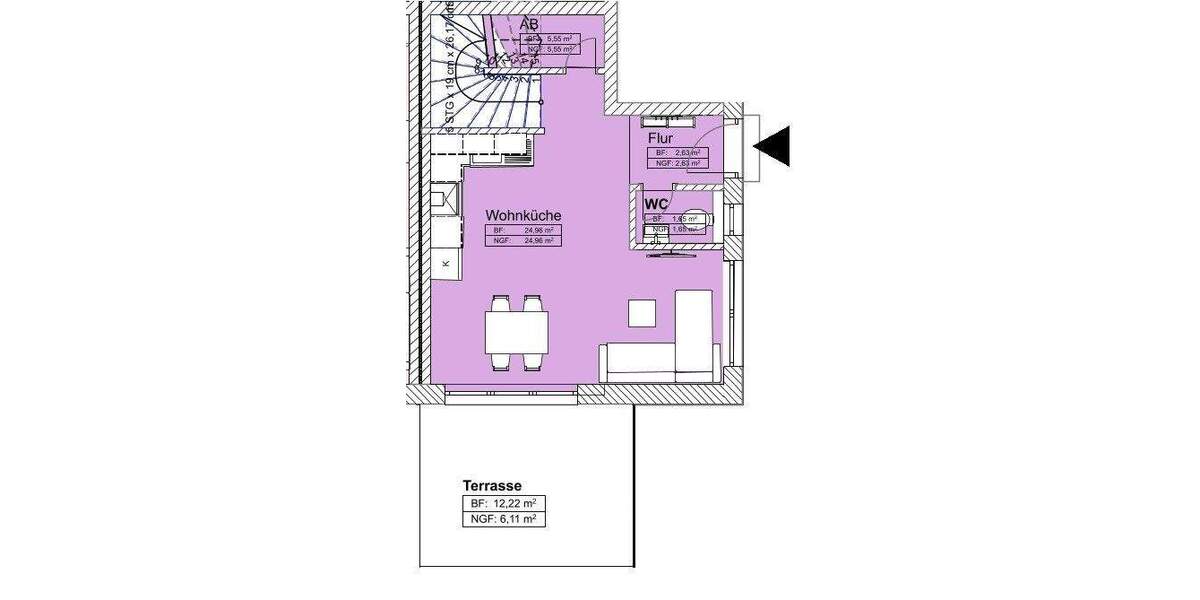 Etagenwohnung Hamburg Niendorf - 3 Zimmer, 74 m&sup2;, 398.000&euro; | Angebot:25707982