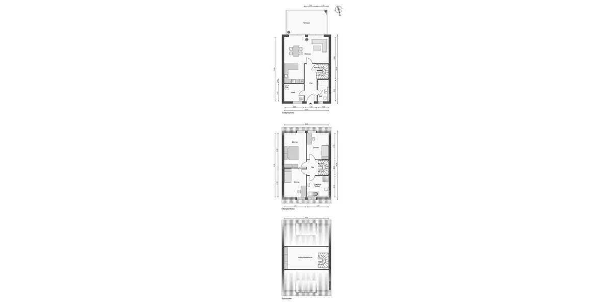 Reihenhaus Tangstedt - 4 Zimmer, 115 m&sup2;, 399.000&euro; | Angebot:25157046