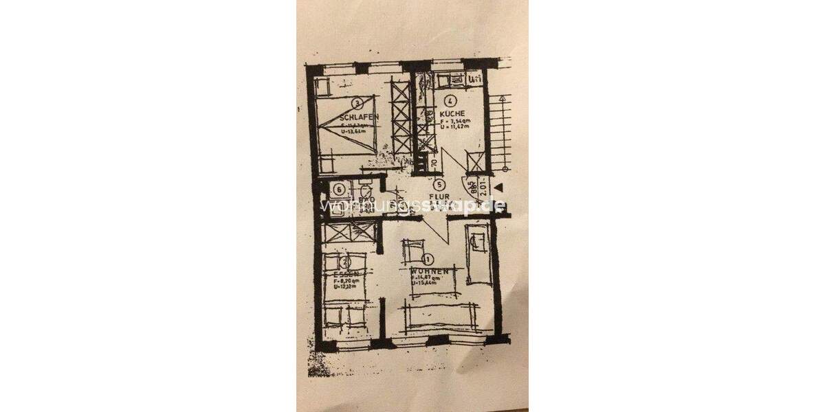 Etagenwohnung Hamburg Altona-Altstadt - 2 Zimmer, 49 m&sup2;, 650&euro; | Angebot:25916661