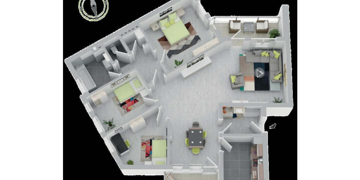 Etagenwohnung Ahrensburg - 4 Zimmer, 96 m&sup2;, 299.000&euro; | Angebot:25961329