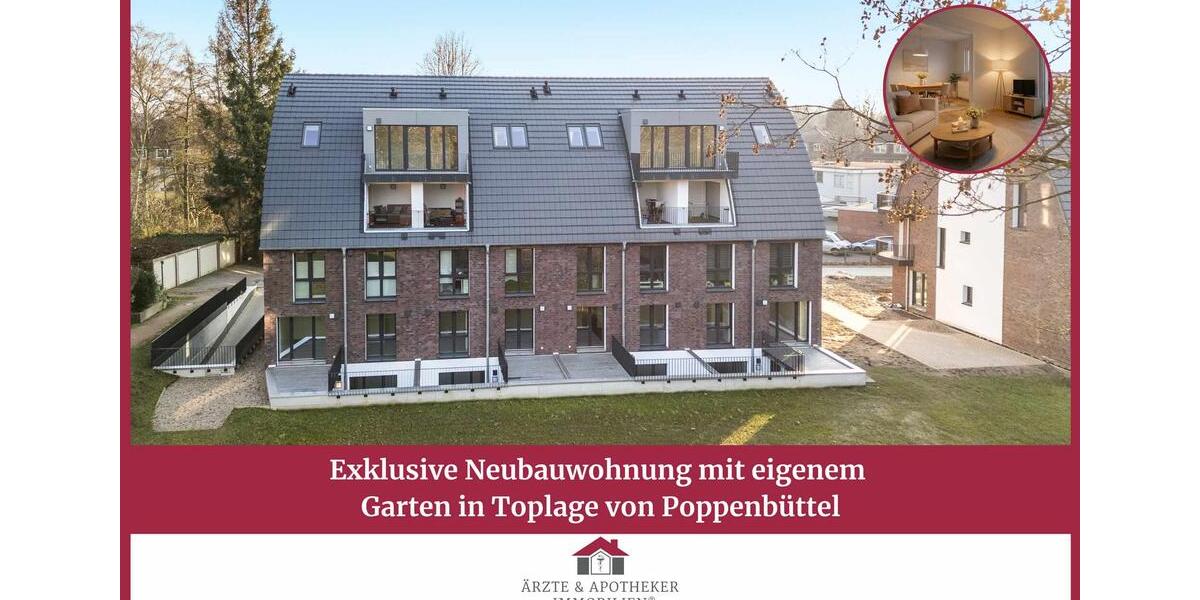 Erdgeschoßwohnung Hamburg Wandsbek - 3 Zimmer, 90 m&sup2;, 2.015&euro; | Angebot:25920311