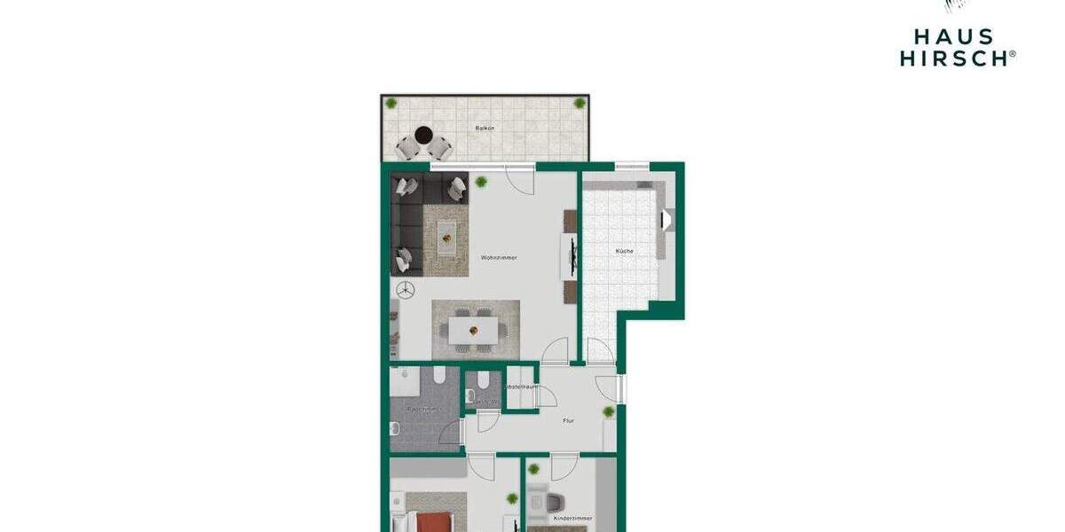 Etagenwohnung Ammersbek Lottbek - 3 Zimmer, 81 m&sup2;, 339.000&euro; | Angebot:25650261