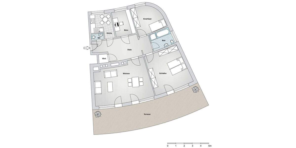 Etagenwohnung Hamburg Uhlenhorst - 3 Zimmer, 110 m&sup2;, 1.500.000&euro; | Angebot:25707976
