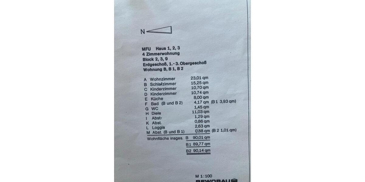 Etagenwohnung Reinbek - 4 Zimmer, 91 m&sup2;, 350.000&euro; | Angebot:25414720