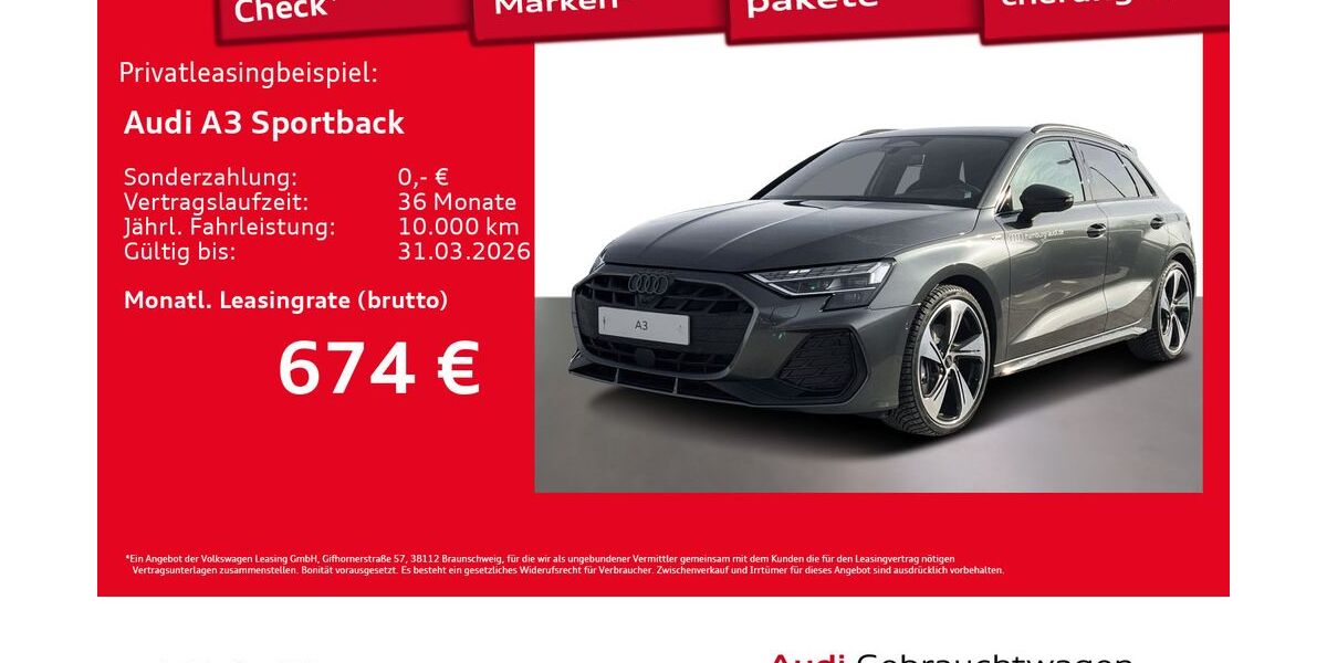 Audi A3 1.934 km 47.944 &euro; Hamburg 22529