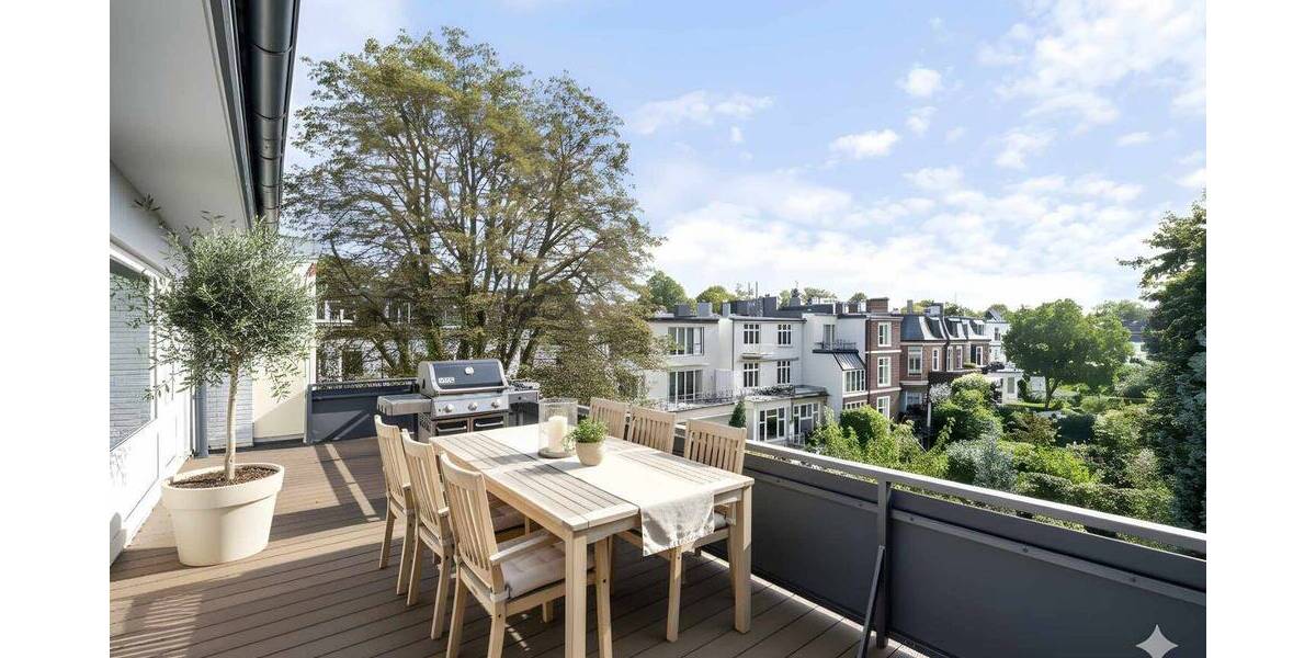Etagenwohnung Hamburg Winterhude - 2 Zimmer, 92 m&sup2;, 1.098.000&euro; | Angebot:25821075