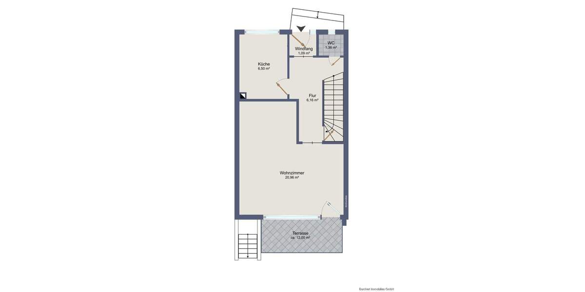Reihenmittelhaus Elmshorn Klostersande - 3 Zimmer, 77 m&sup2;, 228.000&euro; | Angebot:25671158