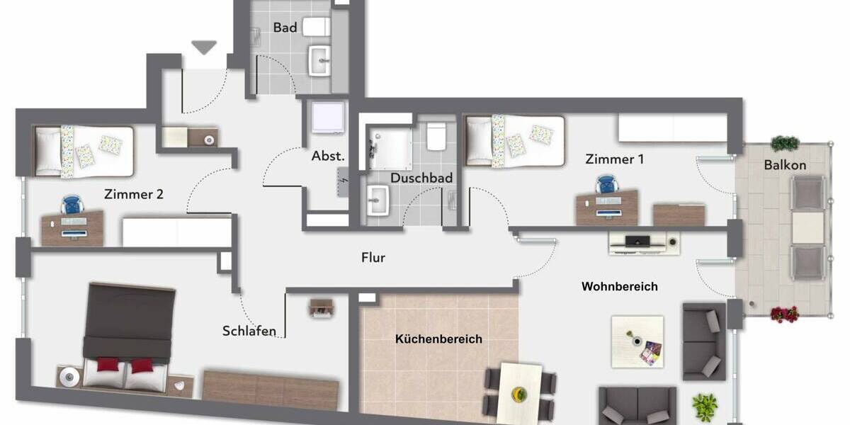Etagenwohnung Pinneberg - 4 Zimmer, 99 m&sup2;, 499.000&euro; | Angebot:26658491